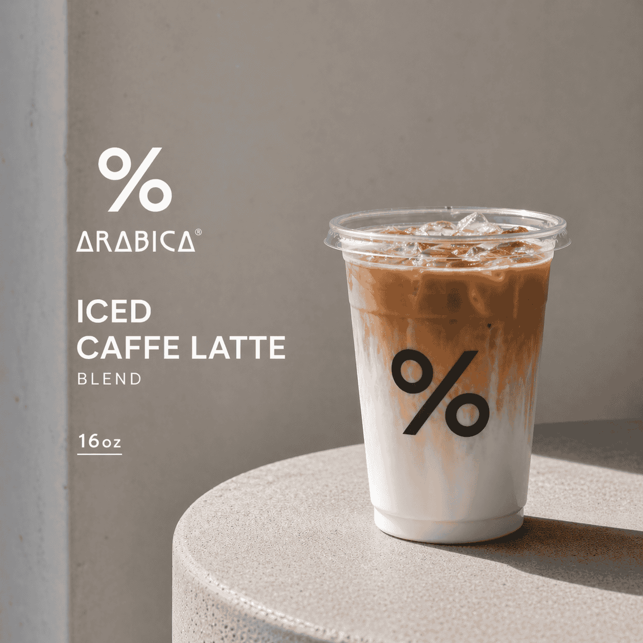 % Arabica Iced Caffe Latte